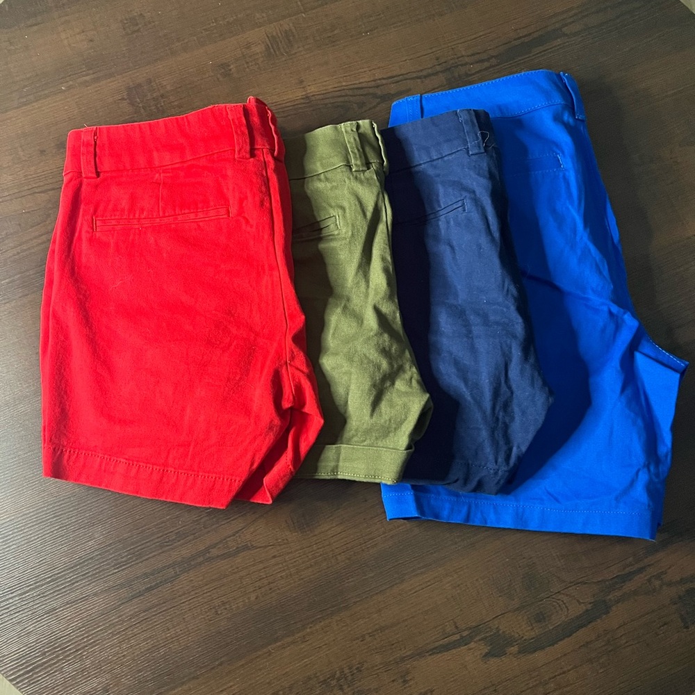 Women different colored shorts 
4 For 35!!!
